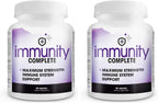 Immunity Complete - 20-in-1 Fórmula de Apoyo Inmunológico con Uña de Gato, Quercetina, Vitamina C y Extracto de Hoja de Olivo (60 comprimidos)