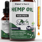 Aceite de Cáñamo para Perros y Gatos - Alivio Natural para la Ansiedad y el Estrés - 30 ml