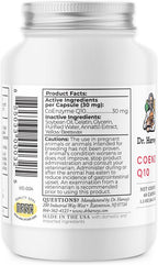 Dr. Harvey's Coenzyme Q10 - Suplemento de Apoyo Cardíaco y Cardiovascular para Perros, 60 Cápsulas