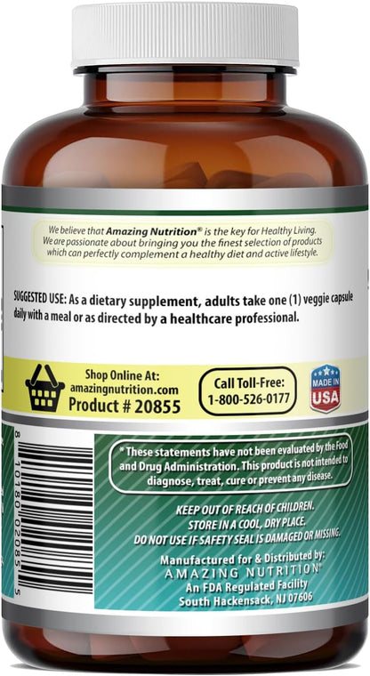 Amazing Formulas Biotina (Vitamina B7) 10 – Sin gluten: Adecuado para personas con sensibilidad al gluten o – Image 4