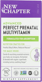 New Chapter Organic Perfect Prenatal, 192 tabletas