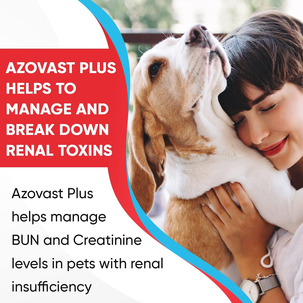 Azovast Plus Suplemento Renal para Perros y Gatos, 720 Cápsulas