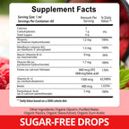 Vitamina B12 con Complejo B 20 mg - Gotas Líquidas Sabor Frambuesa - Vegano, Sublingual - Metilcobalamina - 4 Meses de Suministro