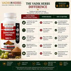 Vadik Herbs Avipattikar Churna, Amla Capsules con Pippali & Ginger - 100 Cápsulas