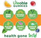 Lifeable Multivitamínico sin Azúcar con Hierro – Gomitas para Adultos – 90 unidades