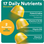 SmartyPants Prenatal Multi – Gominolas Multivitamínicas para Embarazo y Lactancia (60 unidades)