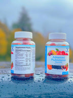 Martin Organics Multivitamin Gummies para Mujeres y Hombres, Sin Gluten, con Hierro, Magnesio, Zinc y Biotina, 90 Gominolas
