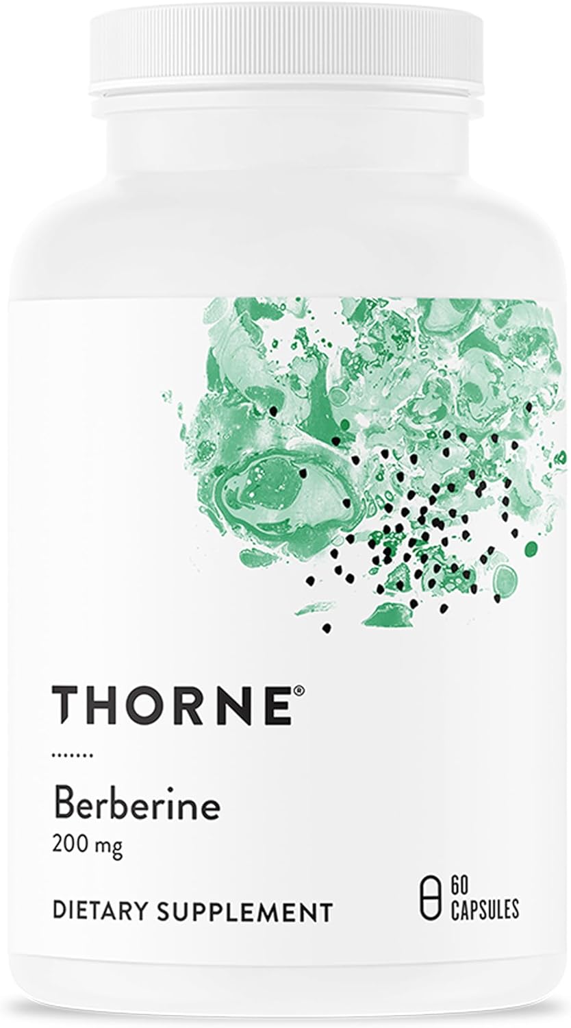 THORNE Berberine 200 mg - 60 Capsules - Cardiovascular, Immune, and Intestinal Support