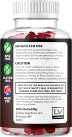 Kickstart Gummies (3 Pack) - Gominolas Naturales para Hombres, 180 Gominolas