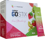 4Life Energy Go Stix Mezcla de bebida de naranja cítrica con aminoácidos, 30 sobres