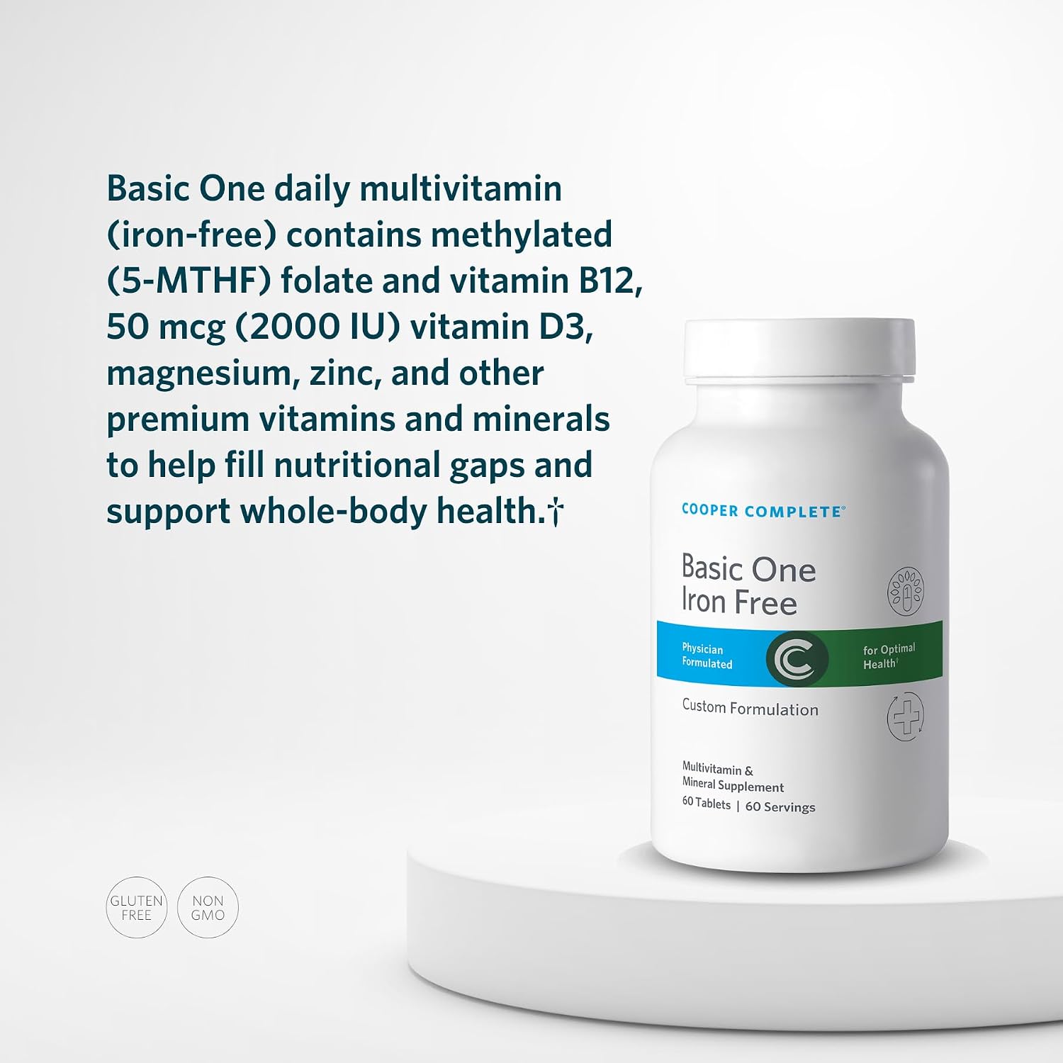 Cooper Complete Basic One Sin Hierro Multivitamínico Diario, 60 Comprimidos