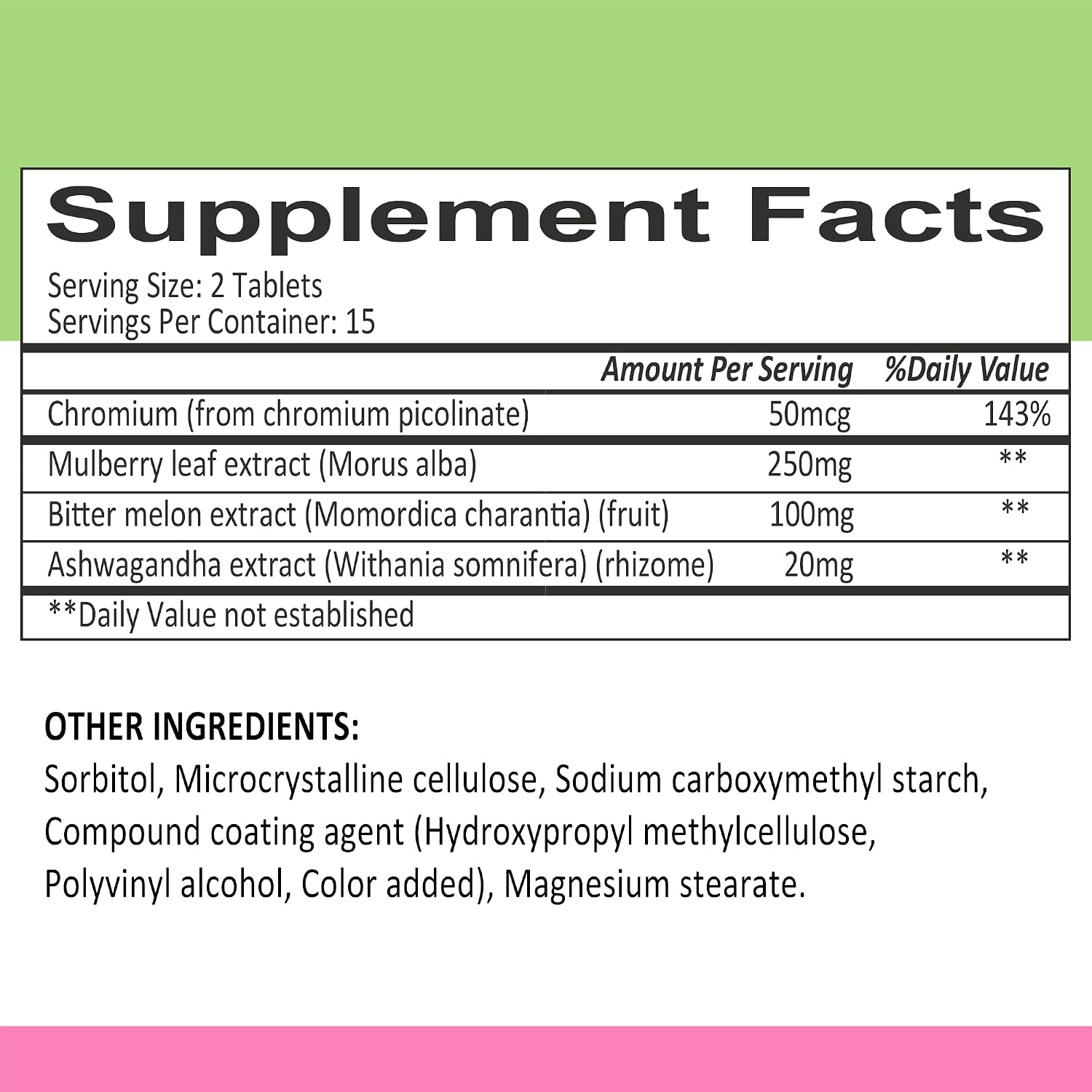NiceTop Metabolic Activator - Complemento Alimenticio con Extracto de Hoja de Morera, Vitamina C y PQQ - 30 Comprimidos