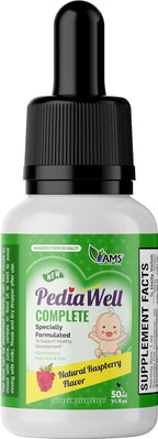 America Medic & Science PediaWell Complete Multivitamínico Líquido para Niños con Hierro y Vitaminas A y C - 50 ml