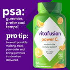 Vitafusion Power C – Vitamin C Gummy Vitamins for Immune Support, Orange Flavor, 282 mg, 150 Count