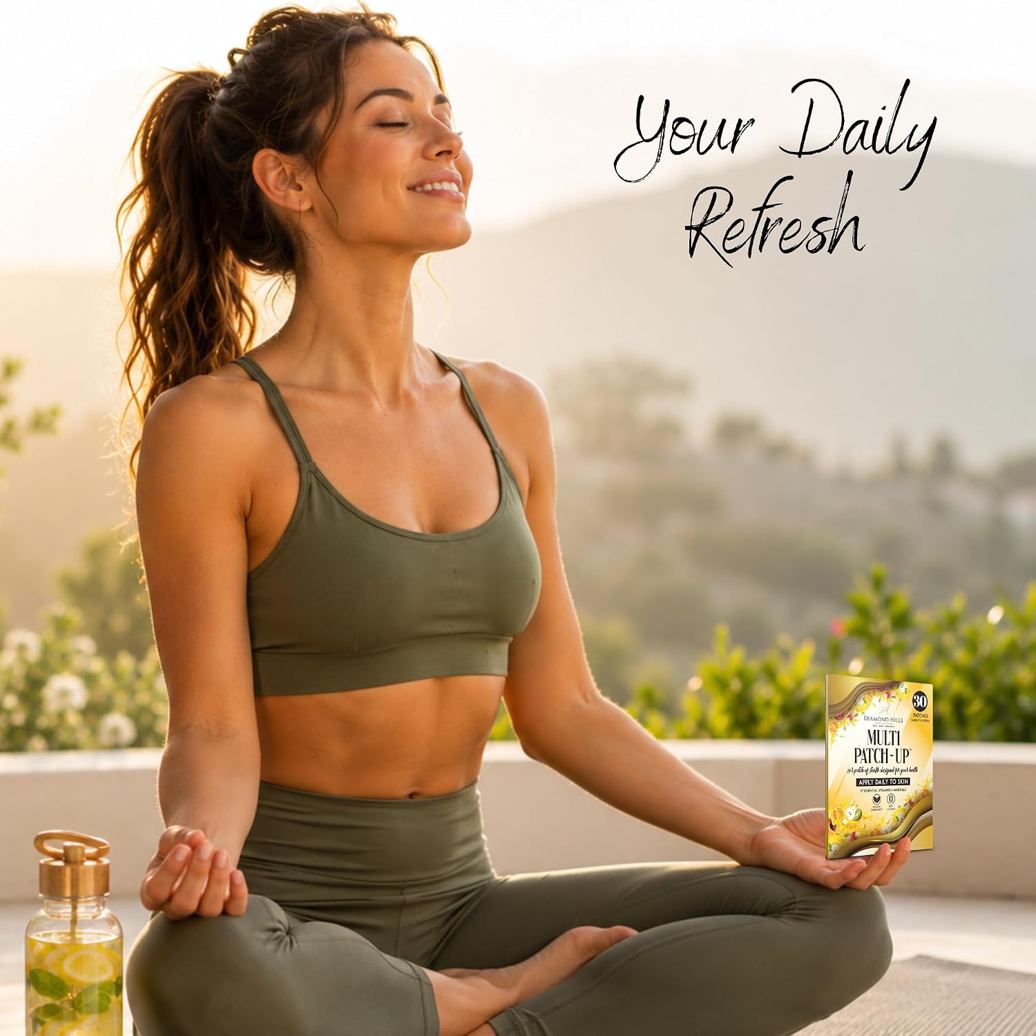 Diamond Hills Multi Patch-Up – Parches diarios multivitamínicos, 30 unidades