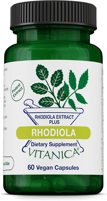 Vitanica Rhodiola Rosea Root Extract 200mg - 60 Cápsulas Veganas – Image 8