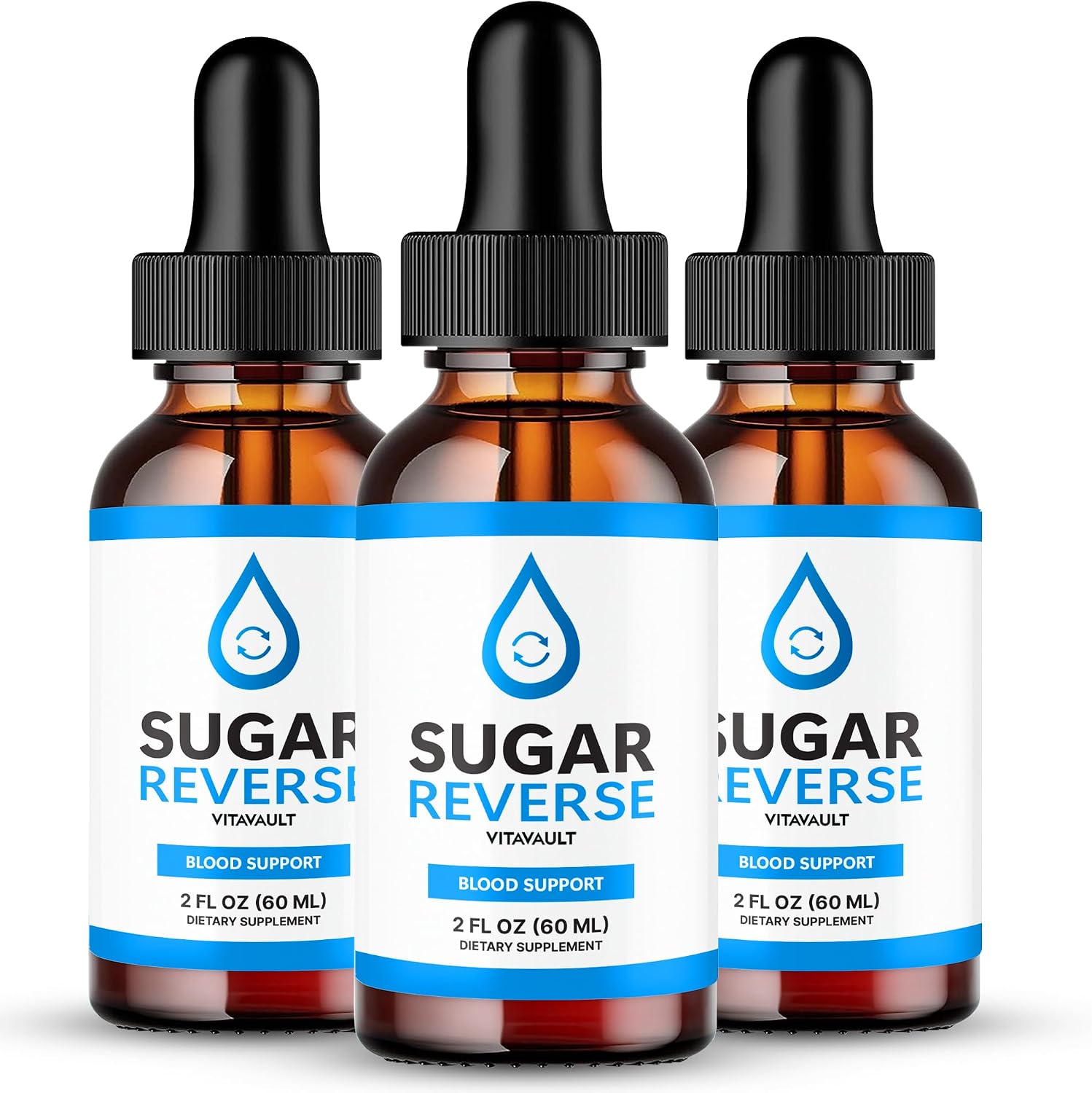 Sugar Reverse Drops - Complemento Líquido de Fórmula Avanzada (3 Envases)