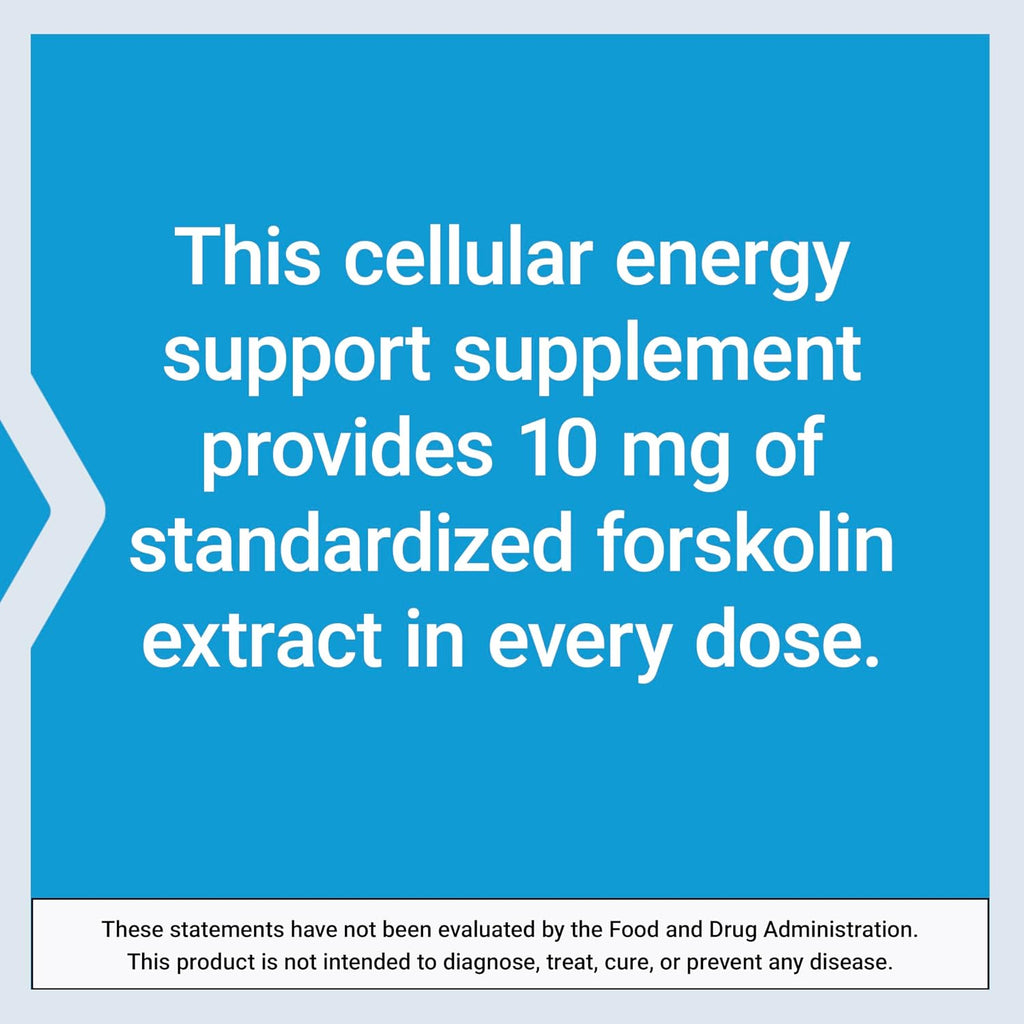 Life Extension Forskolin, 10 mg, Extracto Estandarizado, 60 Cápsulas Vegetales