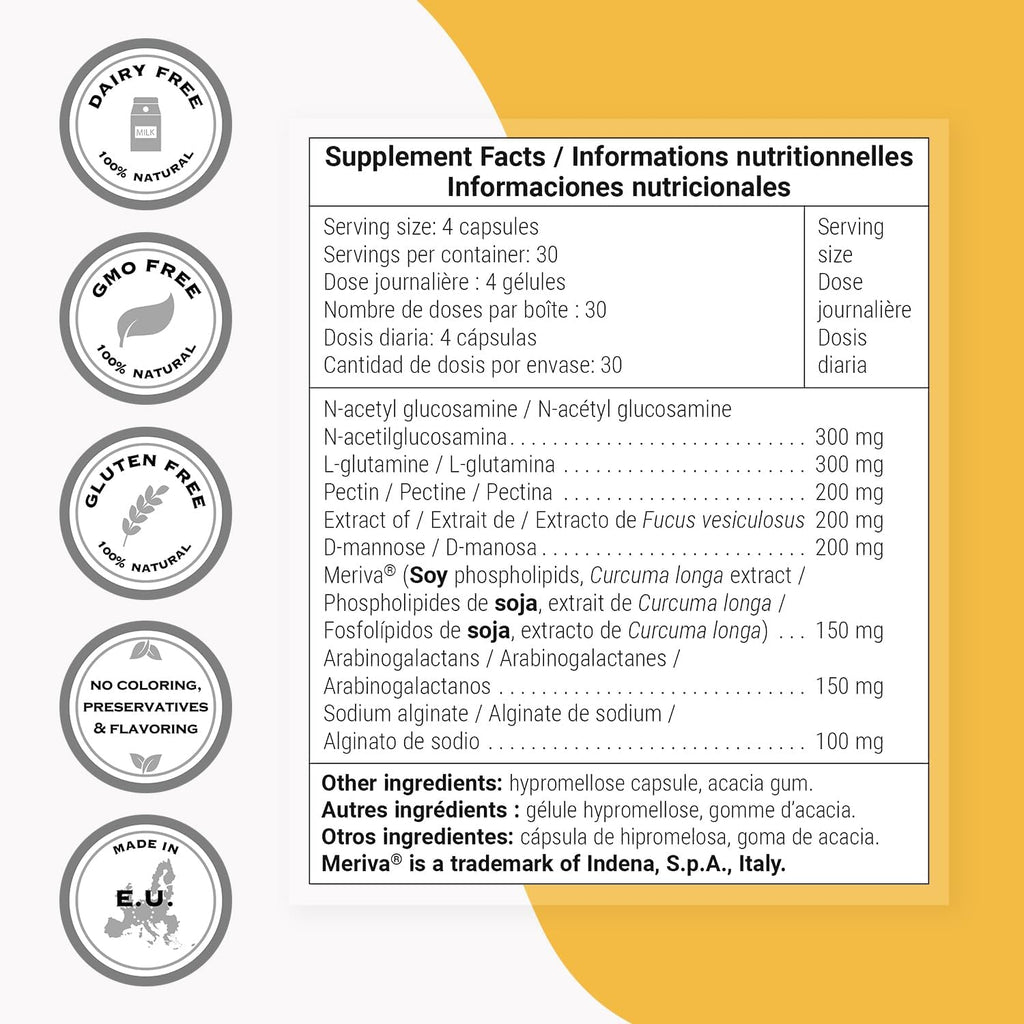 Supersmart - Lectin Flush - Bloqueador de Lectinas - Apoyo Digestivo y Detox - 120 Cápsulas Vegetales