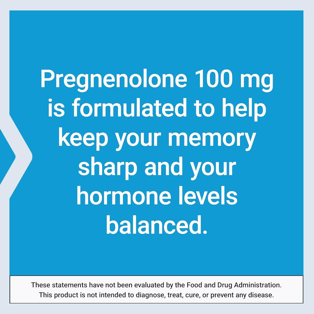 Life Extension Pregnenolone 100 mg - 100 Capsules