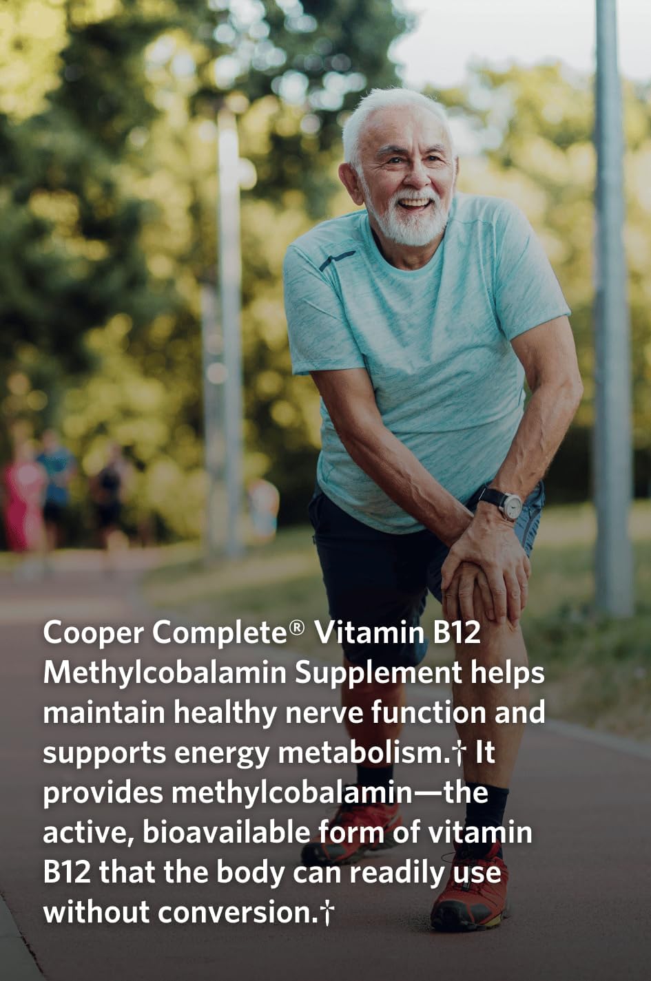 Cooper Complete Vitamina B12 1000 mcg, Metilcobalamina, 200 Cápsulas