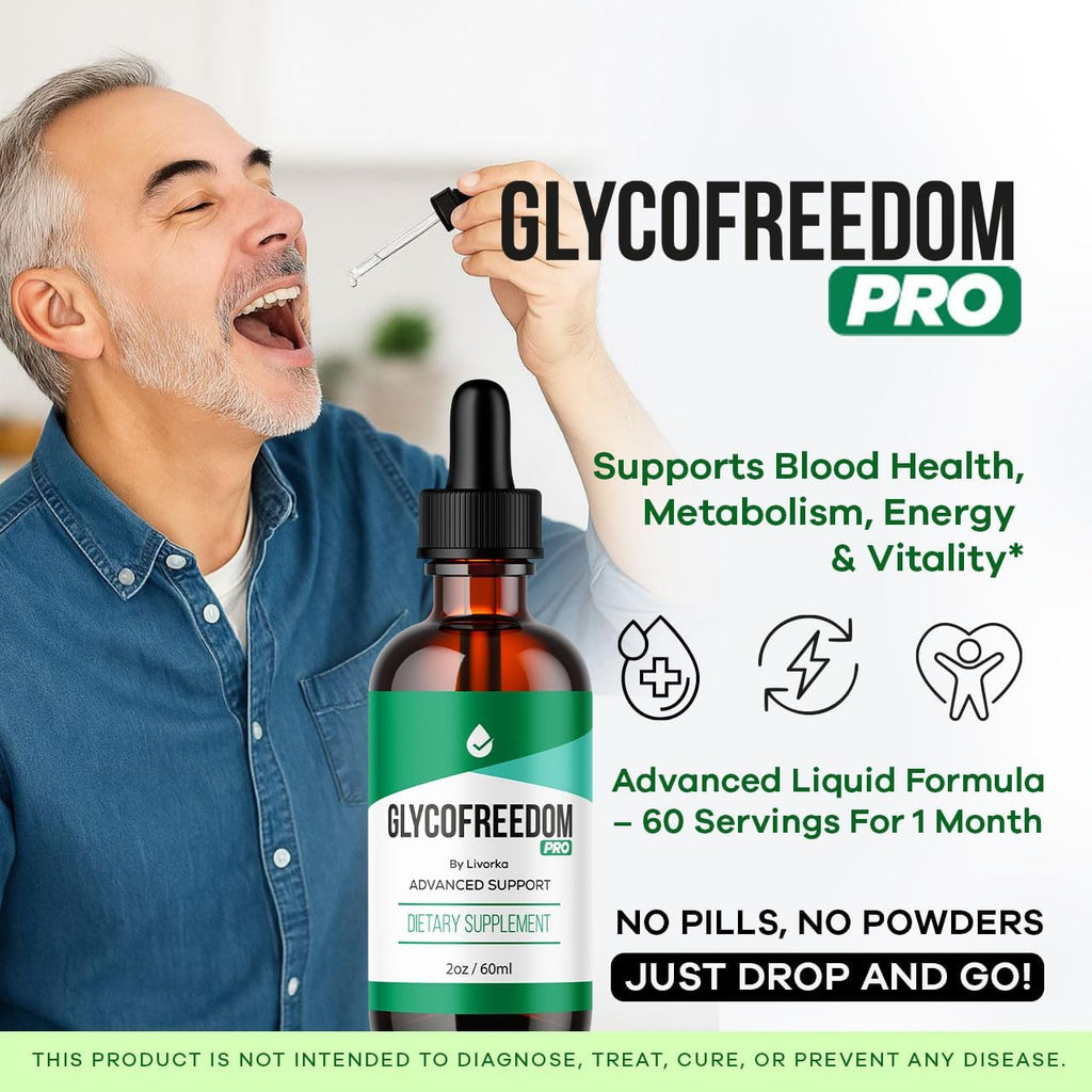 LIVORKA GlycoFreedom Drops – Gotas Líquidas, Fórmula Avanzada (5 Envases, 5 Meses)