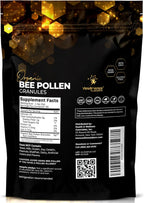 Gránulos de Polen de Abeja, 1 Libra (454 g) - Superalimento Keto con Proteínas, Vitaminas y Minerales