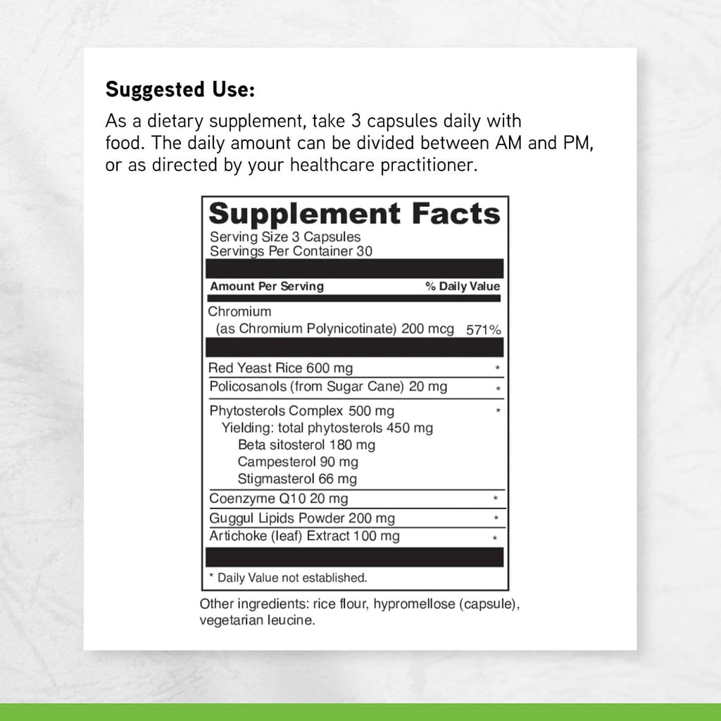 DAVINCI Labs CholestSure - Suplemento para la Salud Cardiovascular - 90 Cápsulas Vegetales