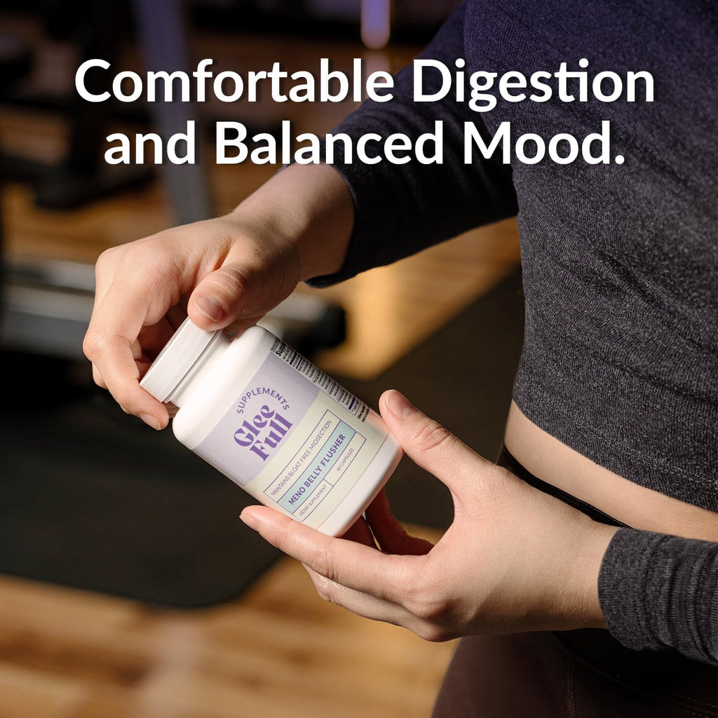 GleeFull Meno Belly Flusher - Probióticos para Mujeres en Menopausia