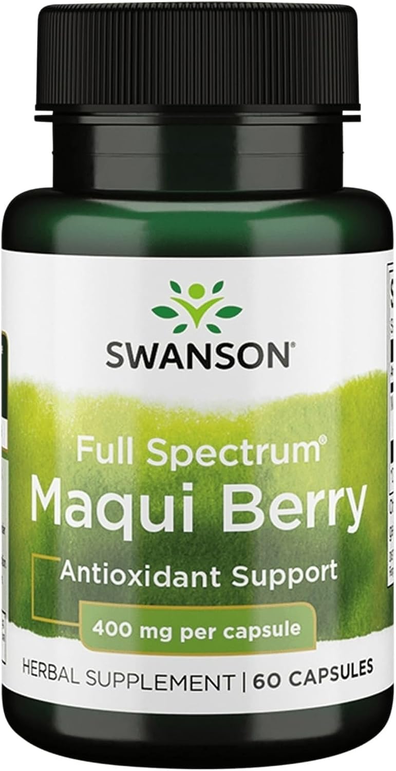 Swanson Full Spectrum Maqui Berry 400 mg 60 Cápsulas
