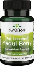 Swanson Full Spectrum Maqui Berry 400 mg 60 Cápsulas