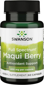 Swanson Full Spectrum Maqui Berry 400 mg 60 Cápsulas