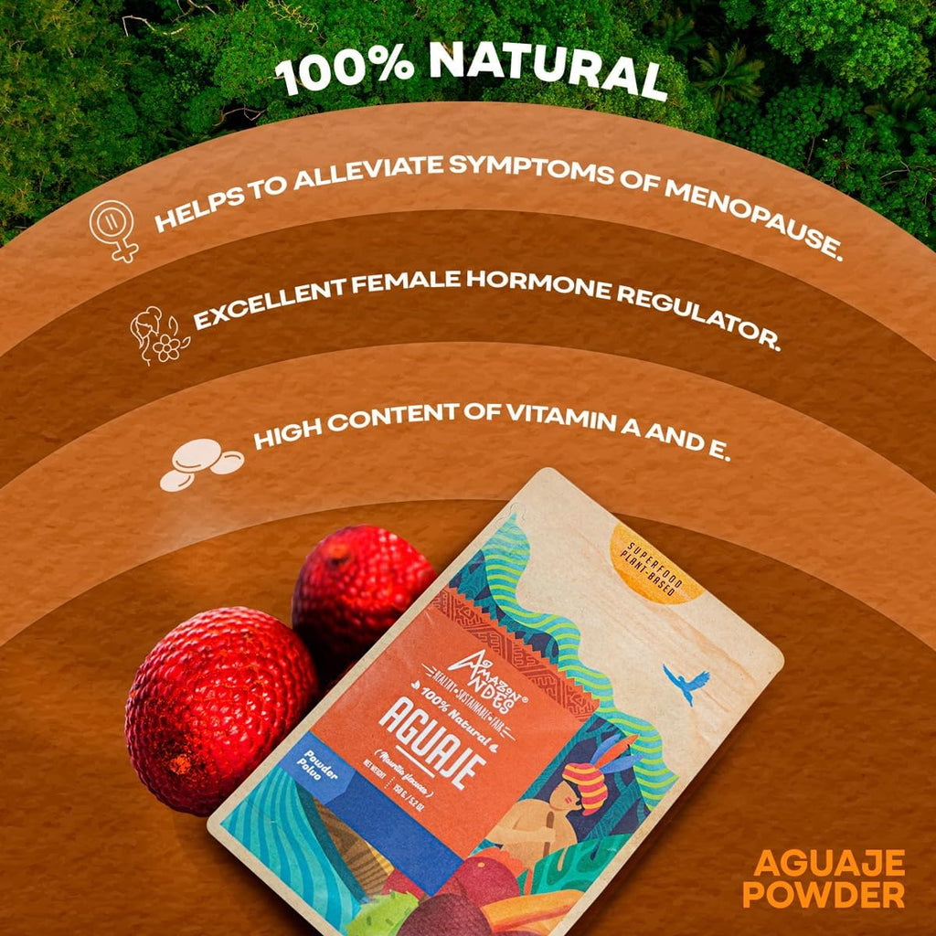 Amazon Andes Aguaje en Polvo - Buriti Silvestre de Perú - 5.2 oz (147 g)