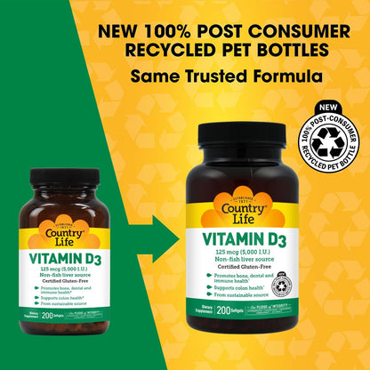 Vitamina D3 5000 UI - Colecalciferol, – Mantenimiento de los huesos: Contribuye al mantenimiento de los huesos en – Image 2