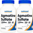 Nutricost Agmatine Sulfate 1000mg, 120 Cápsulas