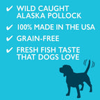 Aceite de Pescado Salvaje de Alaska para Perros – Omega 3 EPA y DHA – 237 ml (8 oz) con Bomba Dosificadora