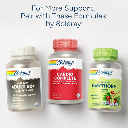 SOLARAY Cardio Complete - Complejo para el – Vitamina B6: 588% del valor diario. Contribuye al metabolismo normal – Image 6