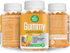 Whole Nature Kids Gummy Multivitamin – Multivitamínico infantil completo con vitaminas y minerales, 90 gominolas sabor fruta