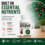 Complemento para la Memoria y Concentración con Vitamina B6 y Tiamina | Vitaminas B de Alta Dosis para el Sistema Nervioso y la Salud Cognitiva, Fórmula Diaria para Adultos, 60 Comprimidos (Pack de 2)