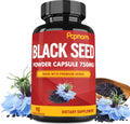 Cápsulas de Semilla Negra Pura 750mg - Suplemento Natural de Papnami (90 Cápsulas, 3 Meses)