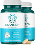 Nootrix Brain Plus - Suplemento Nootrópico para Memoria, Enfoque y Energía Mental (60 cápsulas, 30 días)