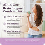Accentrate110 - Suplemento de Enfoque con Complejo de Vitamina B Metilado y Ácidos Grasos Omega-3