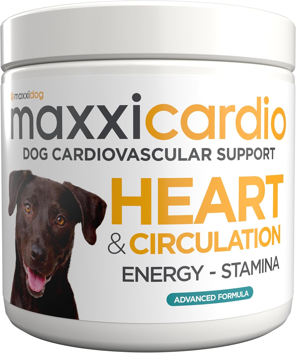 maxxicardio Heart Support para Perros Pequeños – Taurina, L-Carnitina, Espino, Ginkgo – Polvo 3.2 oz