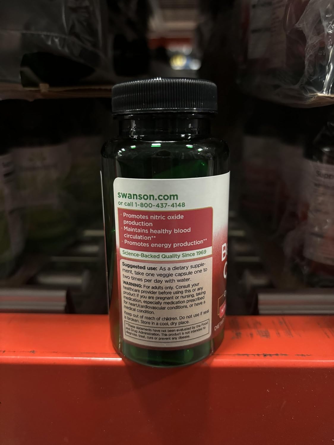 Swanson Ultra Complejo de Raíz de Remolacha 60 Cápsulas Vegetales