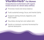 PURE SYNERGY Vita·Min·Herb para Mujeres - Multivitamínico completo para mujeres (120 comprimidos)