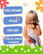 Krunchy Kids Vitamin D3 Gummies para Niños 2+ – Gomitas de Fresa con Ingredientes Limpios, Veganas y No-GMO, Bajo Índice Glucémico, 30 Unidades