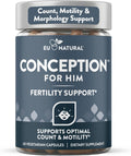 Eu Natural Conception for Him - Suplemento de Fertilidad Masculina, 60 Cápsulas Vegetales