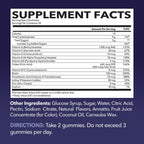 Gominolas Multivitamínicas para Adultos - Con Vitamina C, D y Zinc - 60 Gominolas - Sabor Bayas Mixtas
