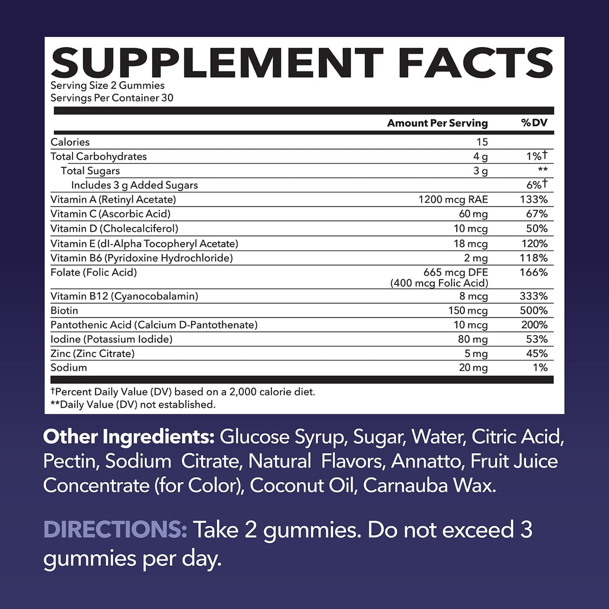 Gominolas Multivitamínicas para Adultos - – Energía diaria: Las vitaminas del grupo B, como la B12, ayudan a – Image 2