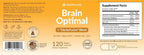 OPTINOURISH Suplemento Cerebral para Memoria y Enfoque – Nootrópico para Adultos, 120 Cápsulas